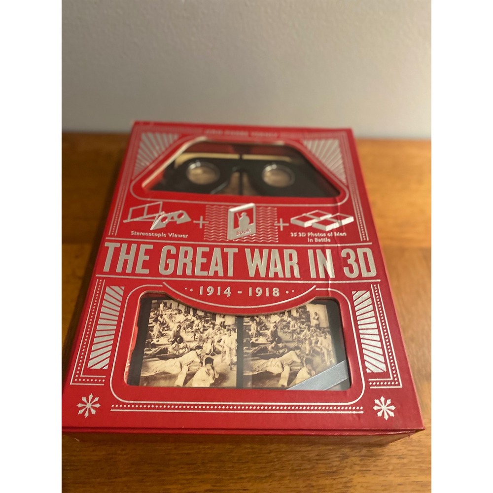 The Great War in 3D WWI Stereoscopic Box Set Black Dog Leventhal Viewer COMPLETE